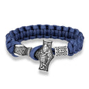 Mjolnir Hammer Paracord Amulet