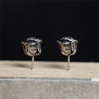 Roses of Freyja 925 Sterling Silver Earrings
