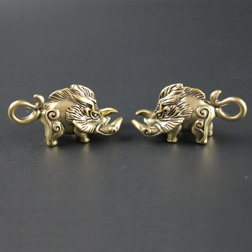 Gullinbursti - Frey's Boar Brass Pendant