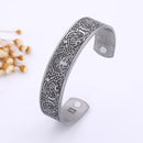 Yggdrasil, the Tree of Life with Norse Knots, Bracelet in 316L Stainless Steel