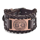 Yggdrasil The Tree of Life Leather Bracelet