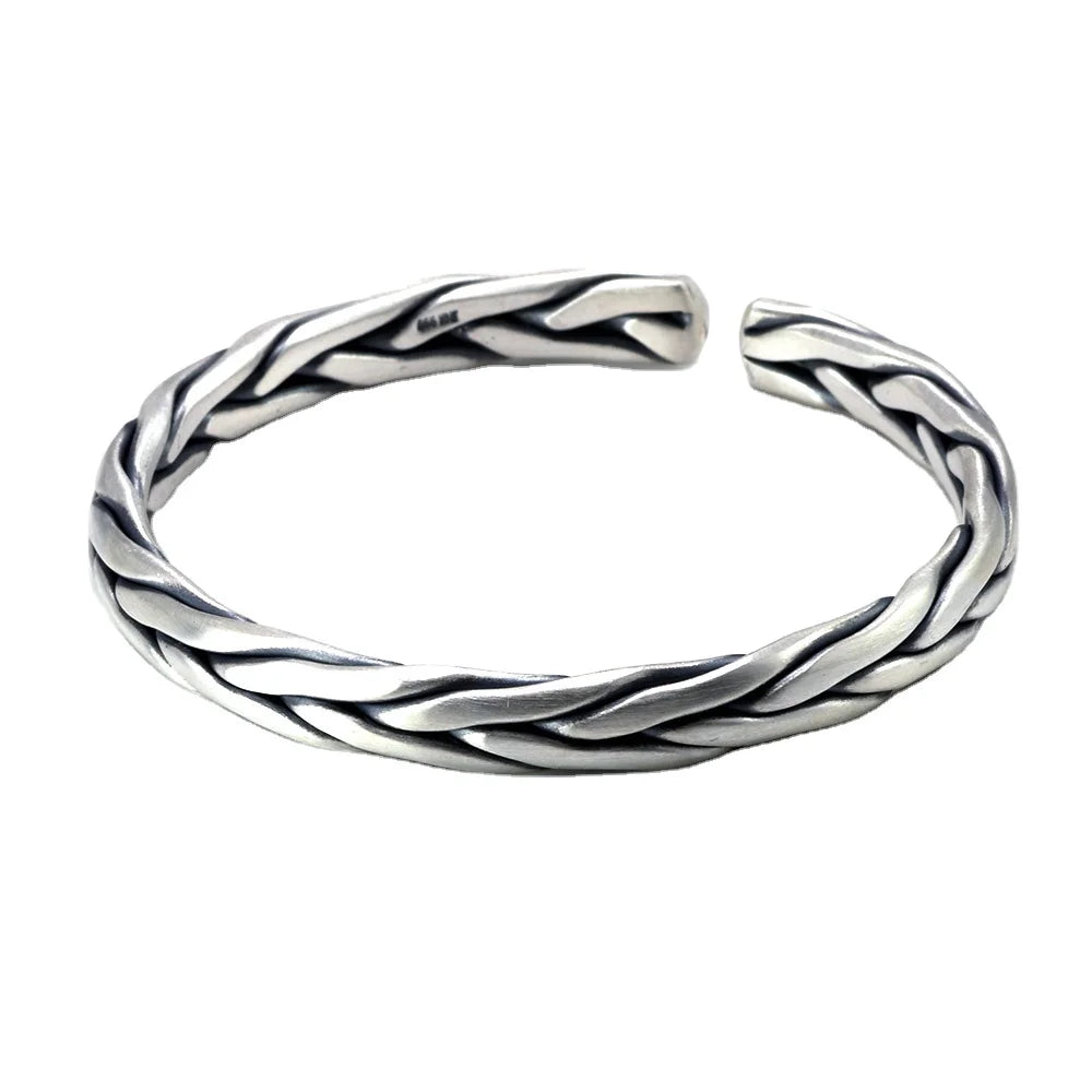 Gleipnir Arm Ring 925 Sterling Silver Bangle
