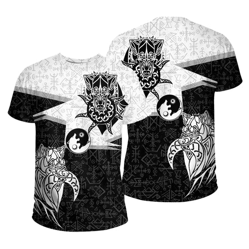 Wolves and Ravens 3D Printed T-Shirt