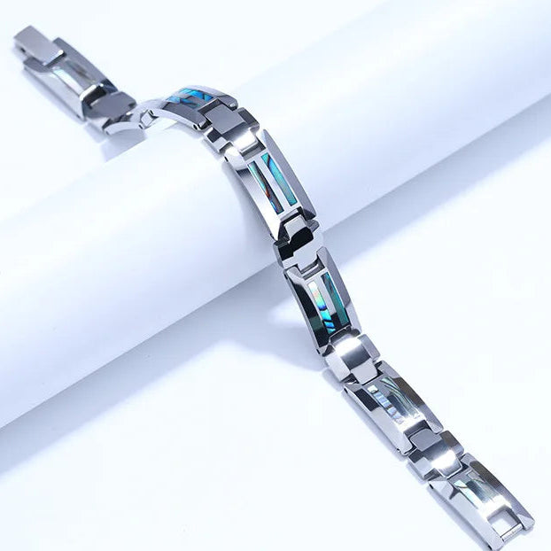 Bifrost the Bridge to Valhalla Tungsten Carbide Magnetic Bracelet