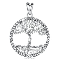 Yggdrasil on Spring, The Tree of Life Necklace 925 Silver
