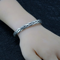 Gleipnir Arm Ring 925 Sterling Silver Bangle