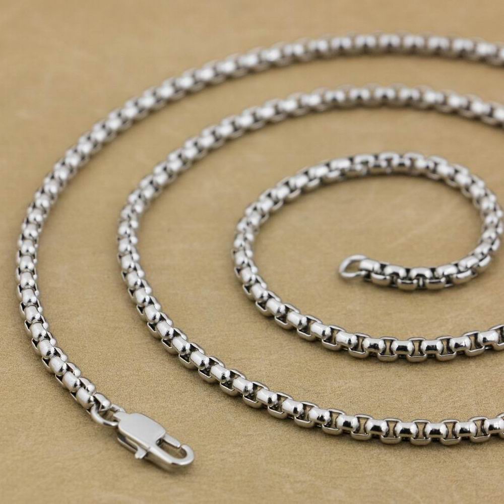 Braided Mjolnir Necklace in 925 Sterling Silver