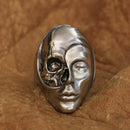 Peaceful Hel's Visage Cupronickel Ring