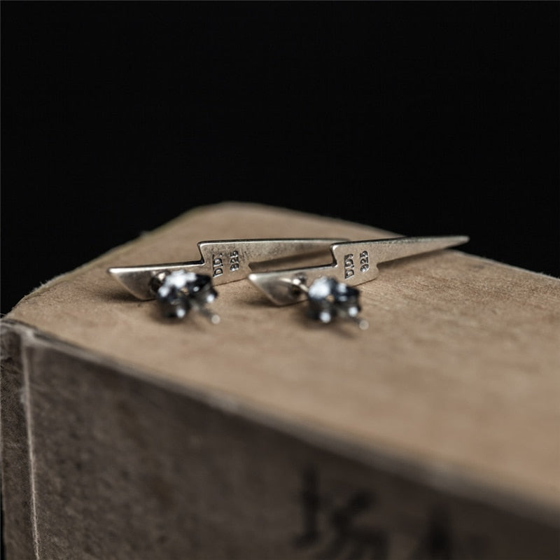 Thor Lightning  925 Sterling Silver Earrings