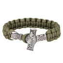 Mjolnir Hammer Paracord Amulet