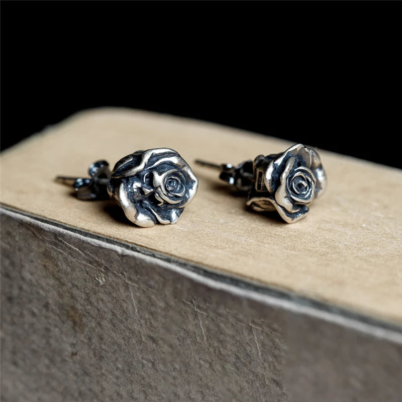 Roses of Freyja 925 Sterling Silver Earrings