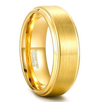 Frigg's Gold Plated Tungsten Carbide Wedding Band