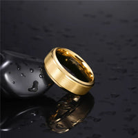 Frigg's Gold Plated Tungsten Carbide Wedding Band