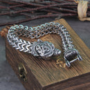 Beasts of Odin, Wolf, Bear and Raven 316L Stainless Steel Bracelet