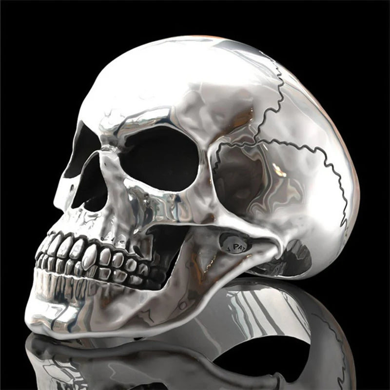 Bound to Hel Stainless Steel Skull Ring