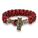 Mjolnir Hammer Paracord Amulet