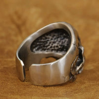 Bound to Hel Cupronickel Skull Ring