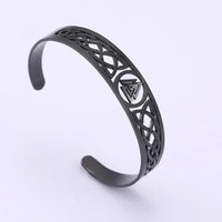 The Valknut Steel Bracelet