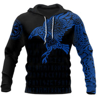 Viking Armor Raven 3D Printed Hoodie