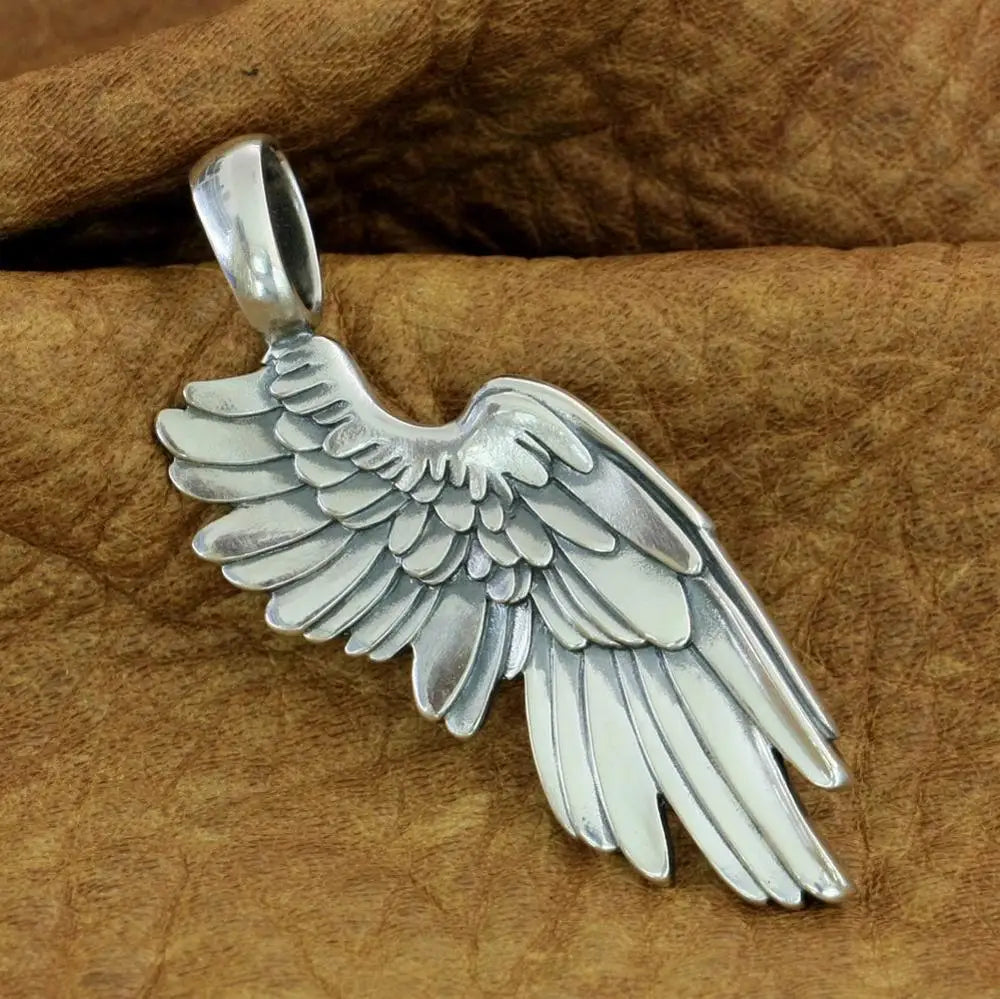 Valkyrie Wings 925 Sterling Silver Necklace Pendant