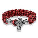 Mjolnir Hammer Paracord Amulet