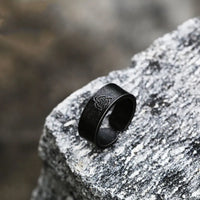 Dark Runes 8mm Adjustable Ring