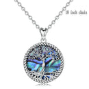 Yggdrasil on Spring, The Tree of Life Necklace 925 Silver
