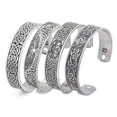 Yggdrasil, the Tree of Life with Norse Knots, Bracelet in 316L Stainless Steel