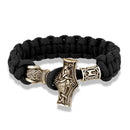 Mjolnir Hammer Paracord Amulet
