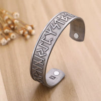 Yggdrasil, the Tree of Life with Norse Knots, Bracelet in 316L Stainless Steel
