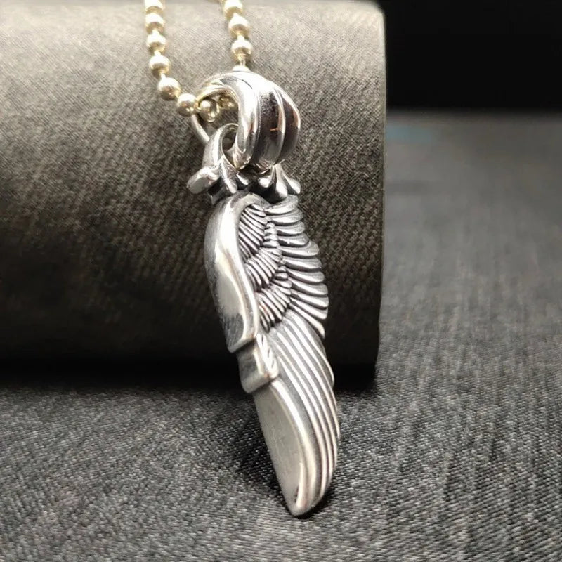 Valkyrie Wings 925 Sterling Silver Necklace Pendant