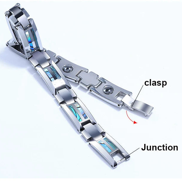 Bifrost the Bridge to Valhalla Tungsten Carbide Magnetic Bracelet