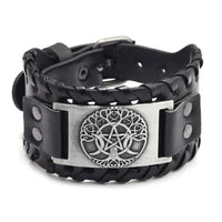 Yggdrasil The Tree of Life Leather Bracelet