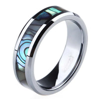 Elivagar River in Ginnungagap Tungsten Carbide Ring