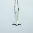 Historical Thor Hammer Mjolnir Stainless Steel Necklace