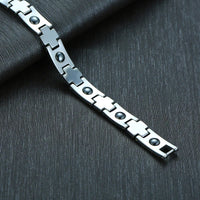 Bifrost the Bridge to Valhalla Tungsten Carbide Magnetic Bracelet