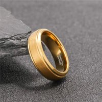 Frigg's Gold Plated Tungsten Carbide Wedding Band
