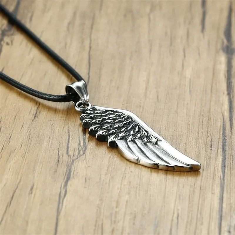 Valkyrie Wings Steel Necklace