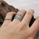 Wide Gleipnir - Handmade 925 Sterling Silver Ring