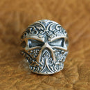 Fearsome Draugr 925 Sterling Silver Resizable Ring