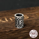 Sterling Silver Runes Beard Rings