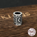 Sterling Silver Runes Beard Rings