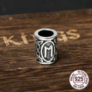 Sterling Silver Runes Beard Rings