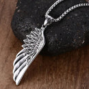 Valkyrie Wings Steel Necklace