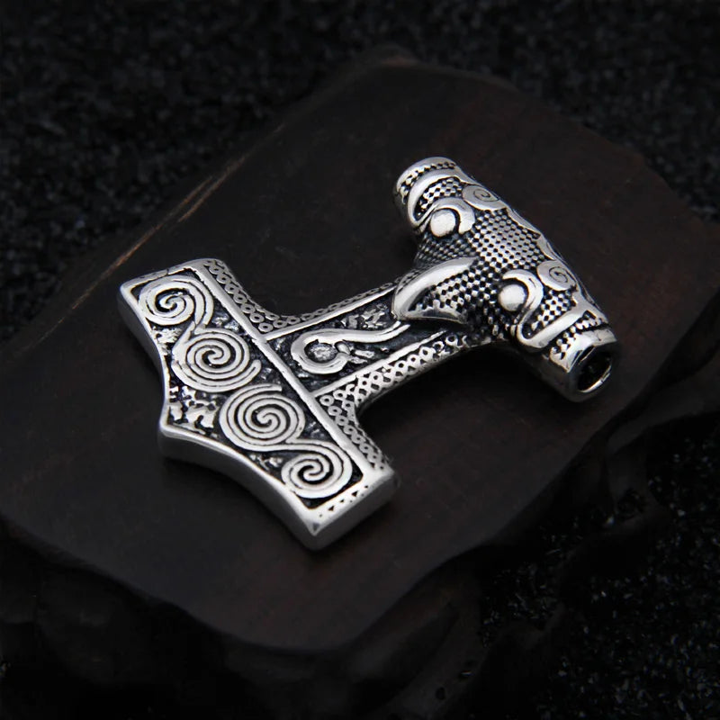 Mjolnir Necklace in 925 Sterling Silver Historical Replica from Scania