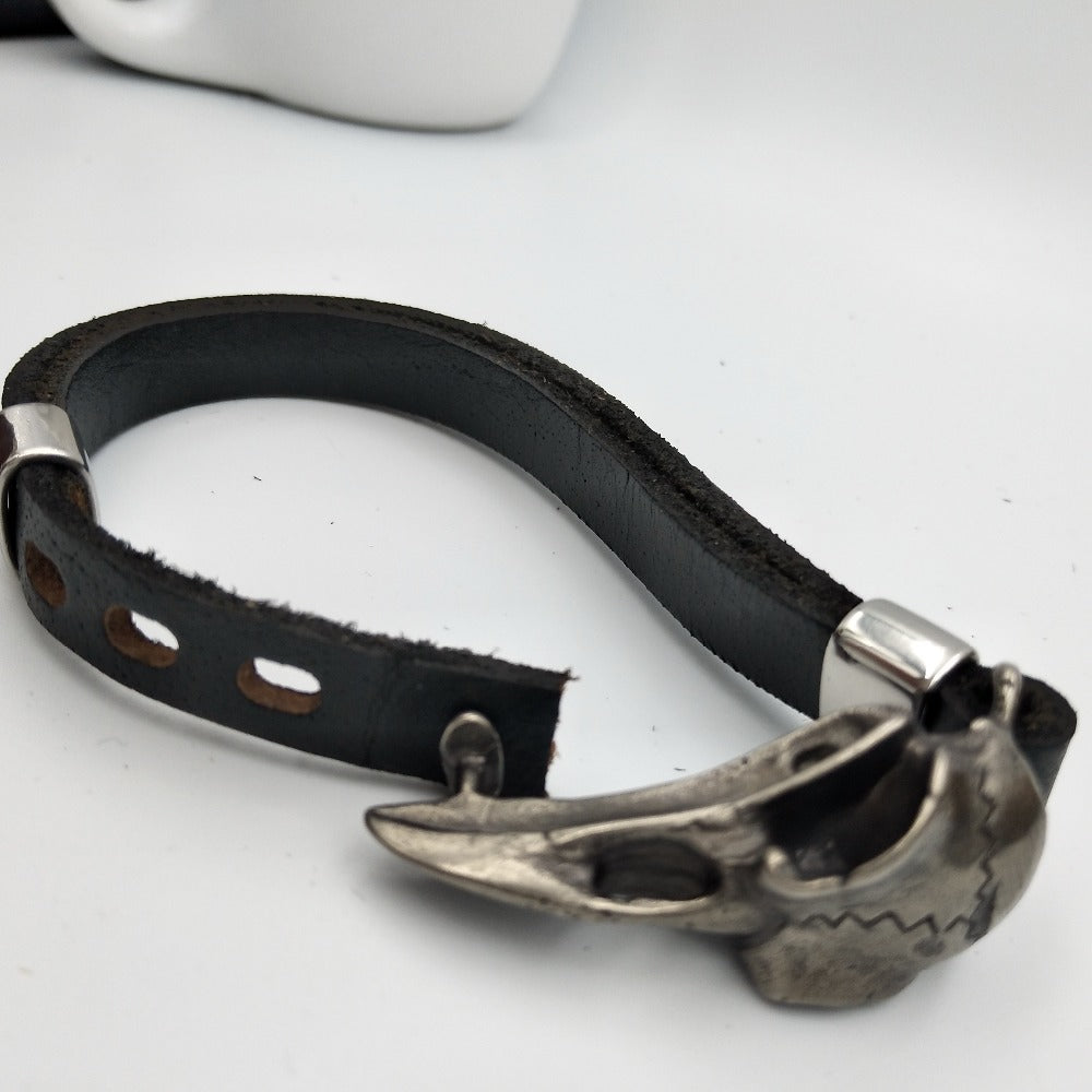 Odin's Raven Skull Bracelet