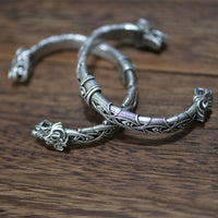 Wolves of Odin Geri and Freki Armring