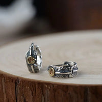 Hugin and Munin Feathers 925 Sterling Silver Earrings