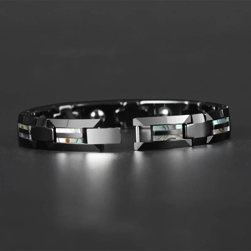 Bifrost the Bridge to Valhalla Tungsten Carbide Magnetic Bracelet