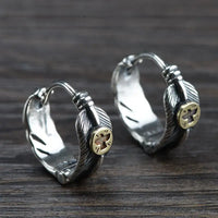 Hugin and Munin Feathers 925 Sterling Silver Earrings